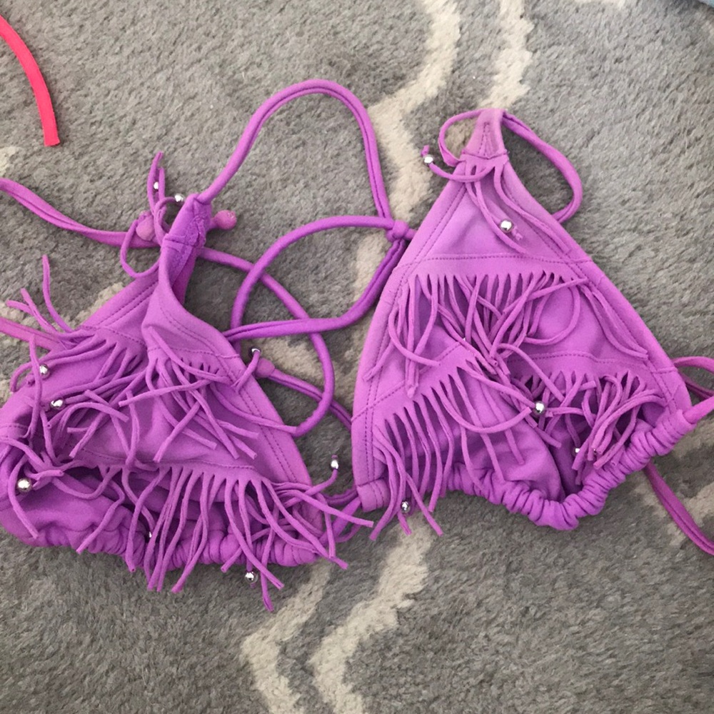 Fringe Swim Top
